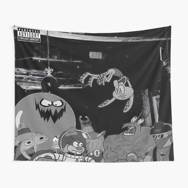 Playboi Carti Die Lit Cartoon Poster Tapestry