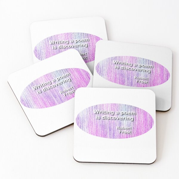 Item preview, Writing a poem is discovering Robert Frost designed and sold by OleKurmudgeon.