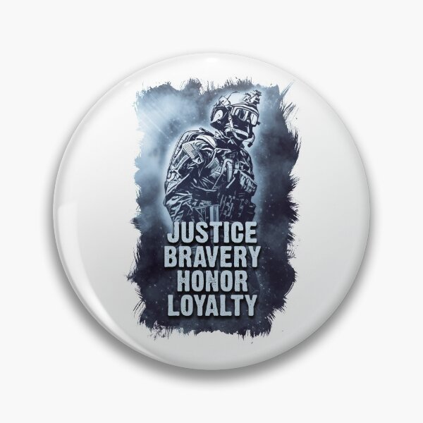 Item preview, Justice Bravery Honor Loyalty designed and sold by Naumovski.