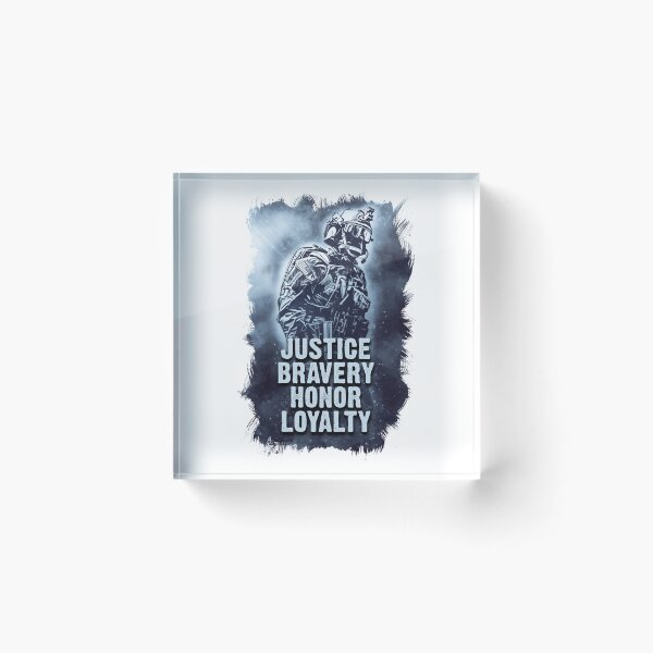 Item preview, Justice Bravery Honor Loyalty designed and sold by Naumovski.