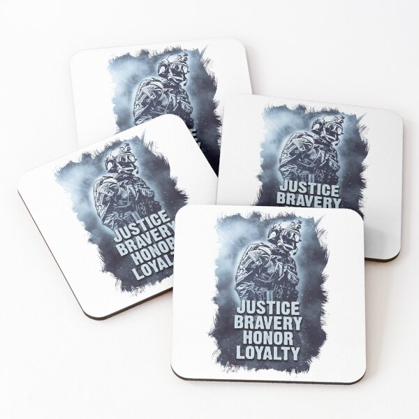 Item preview, Justice Bravery Honor Loyalty designed and sold by Naumovski.