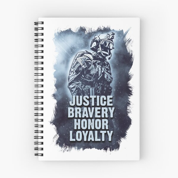 Item preview, Justice Bravery Honor Loyalty designed and sold by Naumovski.
