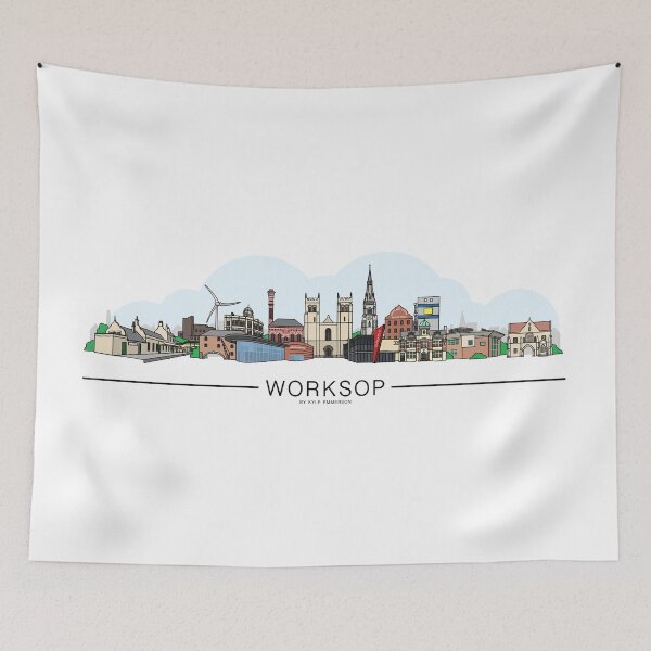 Item preview, Worksop Townscape designed and sold by hellagood88.
