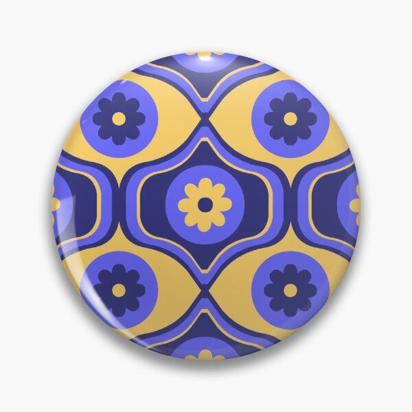Item preview, Flower Lozenge - purple designed and sold by Christina Mitchell.