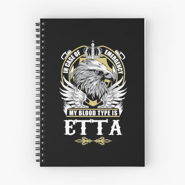 Artikelvorschau, Etta Name T Shirt - Im Notfall ist meine Blutgruppe Etta Geschenkartikel Tee entworfen und verkauft von chencktwan.