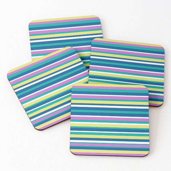 Item preview, Multi Colored Stripe Pattern designed and sold by Adelle Smith.