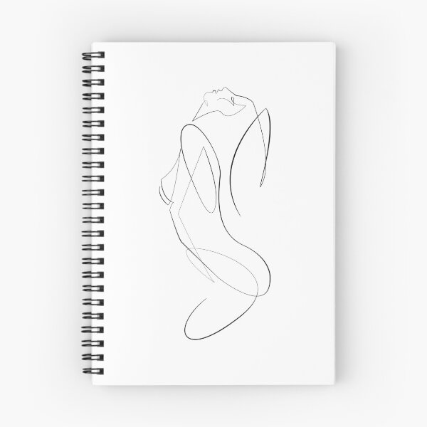 Item preview, "Feminine Exotic Pose N.5" Abstract One Line Body designed and sold by Infinitenoon.