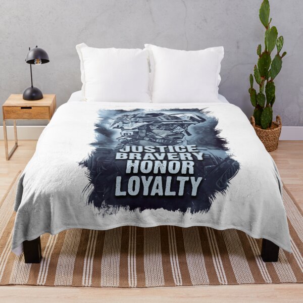 Item preview, Justice Bravery Honor Loyalty Warriors Code of Conduct designed and sold by Naumovski.