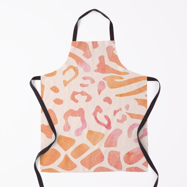Item preview, Orange Watercolor Animal Print Pattern designed and sold by Mint-Rose.