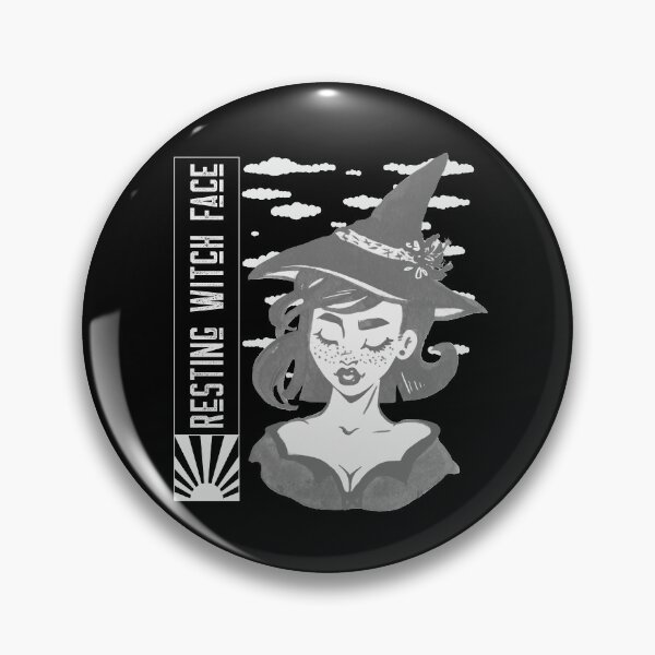 Item preview, Resting Witch Face Kawaii Anime designed and sold by LadySaltwater.