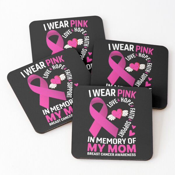 Item preview, I Wear Pink In Memory Of My Mom Breast Cancer Awareness designed and sold by Best Designer.