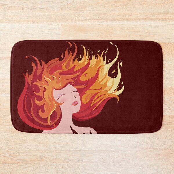Item preview, Elemental Hair Girl Fire | Bright Detailed Hairdresser Art designed and sold by Tazmaa.