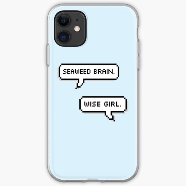 Seaweed Brain and Wise Girl iPhone Soft Case