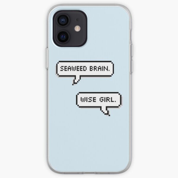 Seaweed Brain and Wise Girl iPhone Soft Case