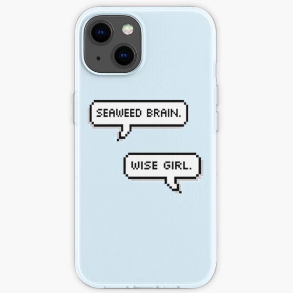 Seaweed Brain and Wise Girl iPhone Soft Case