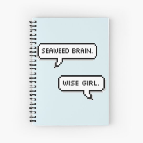 Cerebro de algas y niña sabia Cuaderno de espiral