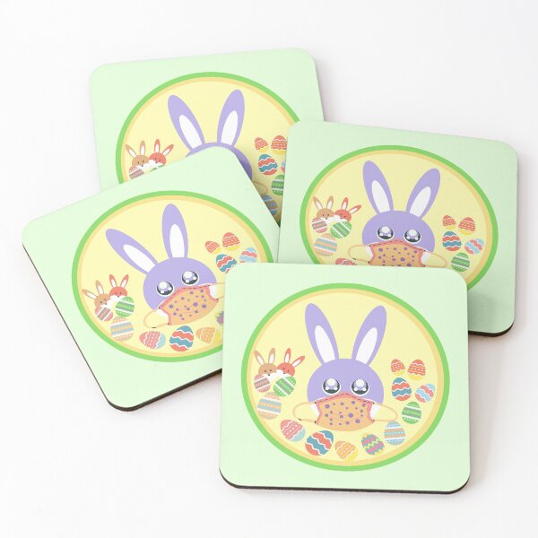 Item preview, Easter egger bunny rabbit wearing a mask designed and sold by Manoroma.
