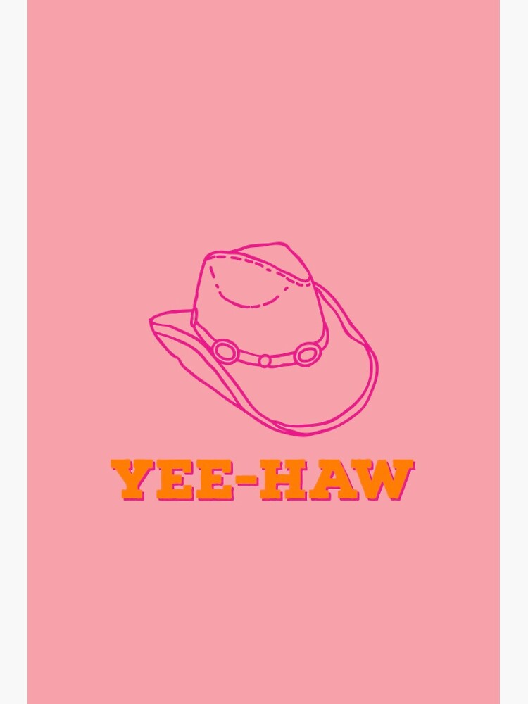 Disco Cowgirl Yeehaw Print Sticker By Terahbrynn | Ubicaciondepersonas