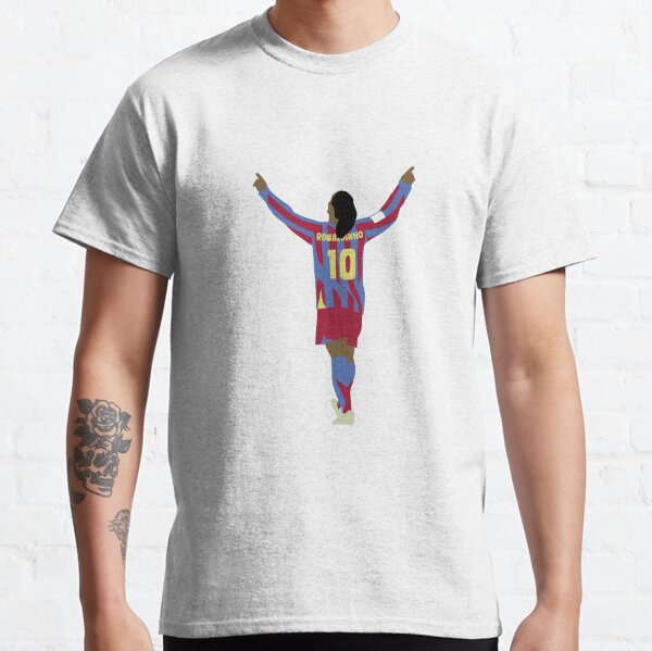Vista previa del artículo con la obra «ronaldinho fc barcelona», diseñado y vendido por shahstickerinc.