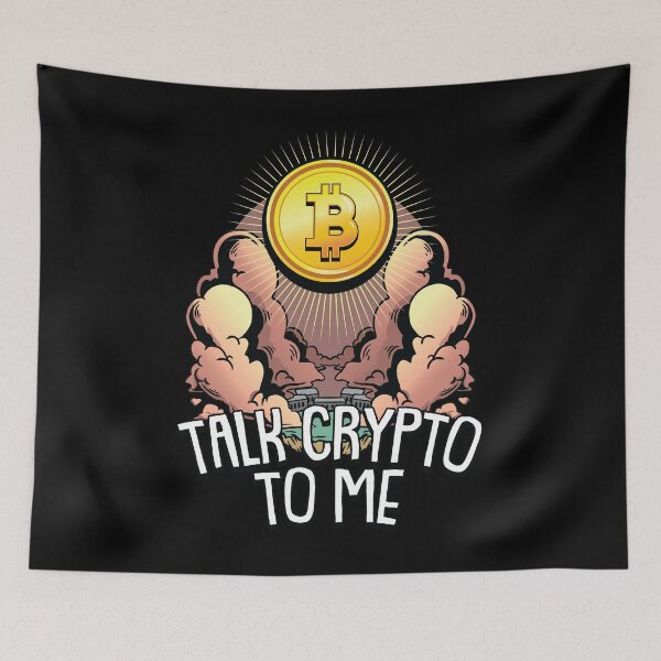 Item preview,  Talk Crypto to me Funny Crypto Hodl BTC Blockchain Bitcoin  designed and sold by Rzelemenz.