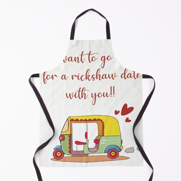 Item preview, Quirky Auto rickshaw design with a romantic quote designed and sold by Himanshi Arora.