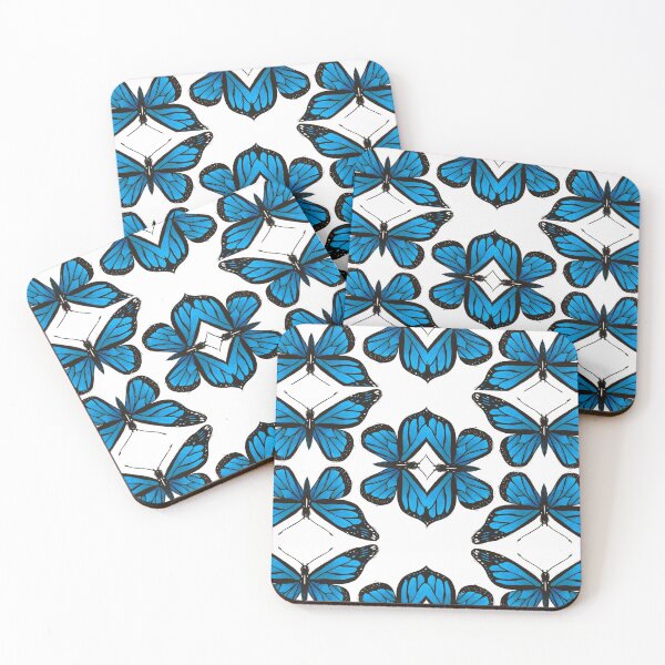 Item preview, Social butterfly (blue) designed and sold by kindsoulapparel.