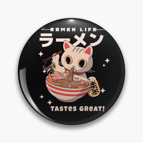 Item preview, Kitten Eating Ramen- Ramen Life Tastes Great! designed and sold by Red-ElYoubi.