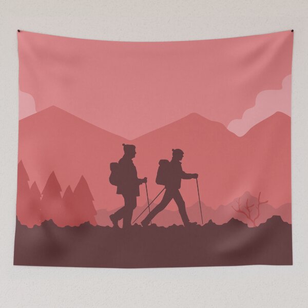 Item preview, Walking Character Travel By Hiking designed and sold by sirineab.