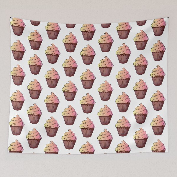 Item preview, Sparkles Cupcake Yellow and Pink Frosting designed and sold by TashApterDowd.