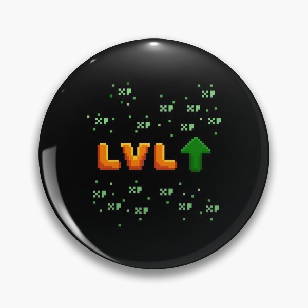 Item preview, LEVEL UP + XP designed and sold by PixelPebble.