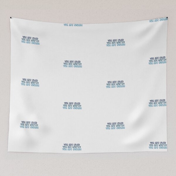 Item preview, You Are Loved, Worthy, Enough designed and sold by Hannah Grace Designs.