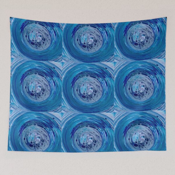 Item preview, Blue Vortex Abstract Photo Art designed and sold by Adelle Smith.