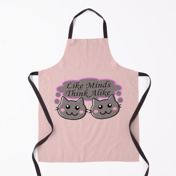 Item preview, Like Minds Think Alike in Grey and Pink - Cute Quote designed and sold by JulieSouster.