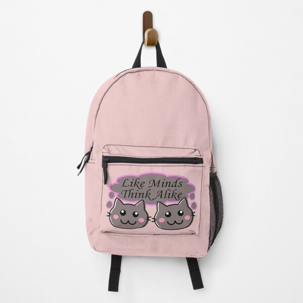 Item preview, Like Minds Think Alike in Grey and Pink - Cute Quote designed and sold by JulieSouster.