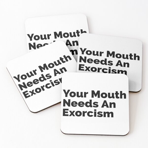 Item preview, Your mouth needs an exorcism- Humor designed and sold by MNSDesignHub.