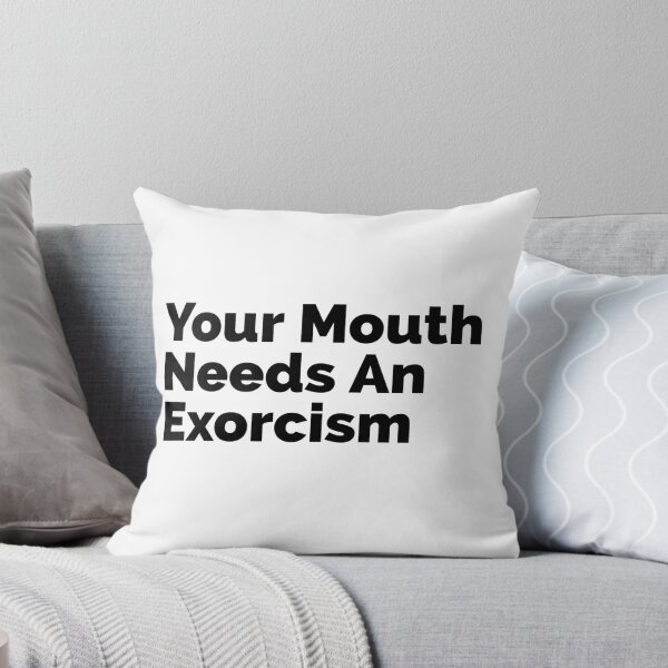 Item preview, Your mouth needs an exorcism- Humor designed and sold by MNSDesignHub.