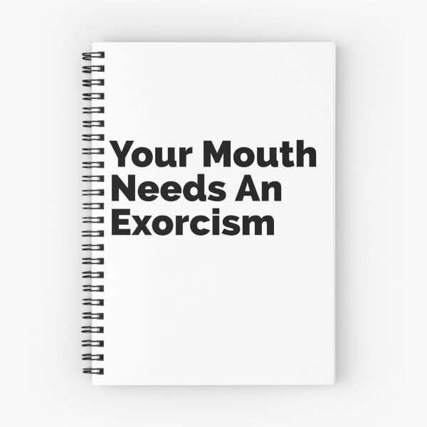 Item preview, Your mouth needs an exorcism- Humor designed and sold by MNSDesignHub.