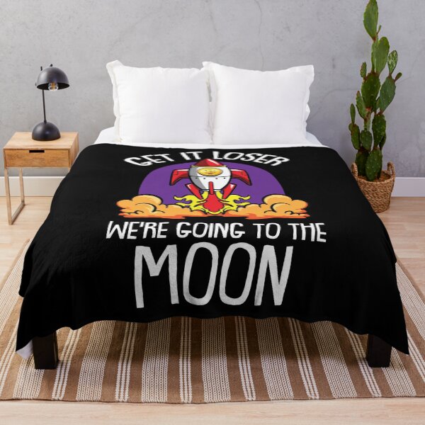 Item preview, Loser we are getting to the Moon Bitcoin BTC Trader Crypto  designed and sold by Rzelemenz.
