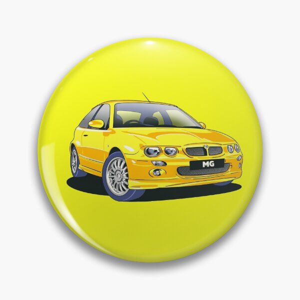 Item preview, MG ZR in Trophy Yellow designed and sold by Webazoot Industries - Car Art.