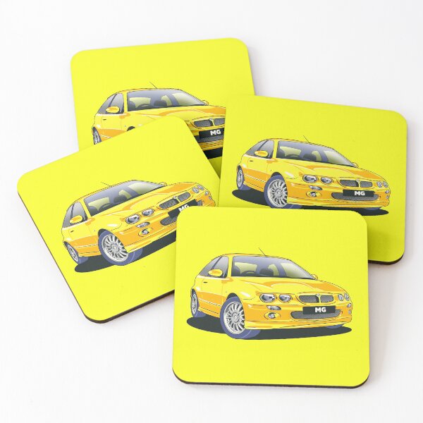 Item preview, MG ZR in Trophy Yellow designed and sold by Webazoot Industries - Car Art.