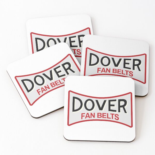 Item preview, Dover Fan Belts (Original Design - White) designed and sold by Justin Ellis.