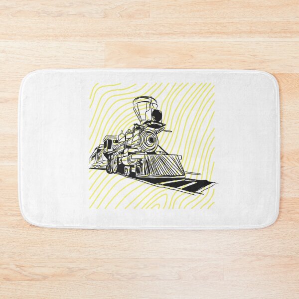 Item preview, Train driver texture be tRAin love trains lines yellow  designed and sold by Tropical Blood.