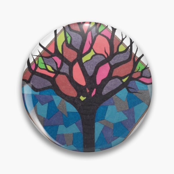 Item preview, Contrast Geometric Tree Silhouette Design designed and sold by TrolldollC.