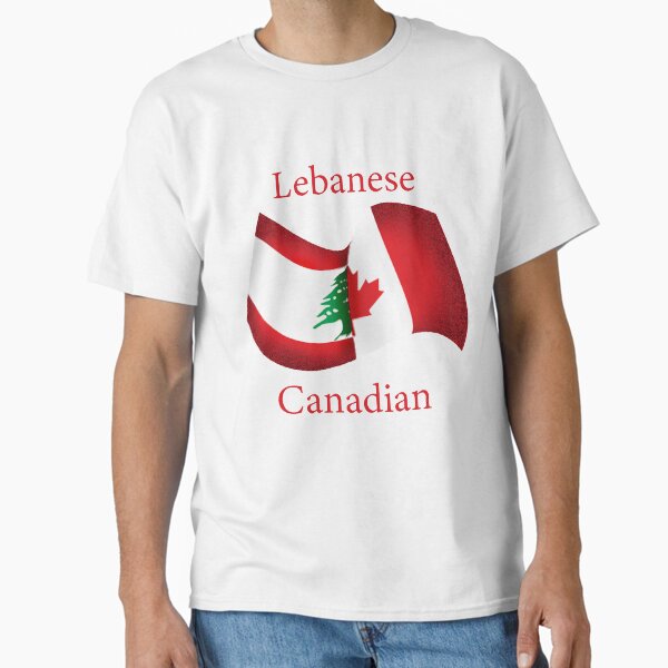 Lebanese Canadian Flag Classic T-Shirt