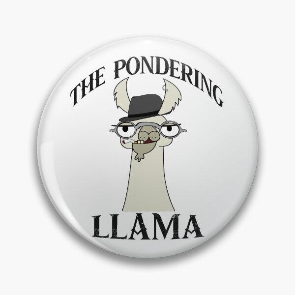 Item preview, The Pondering Llama  designed and sold by Ratch2929.
