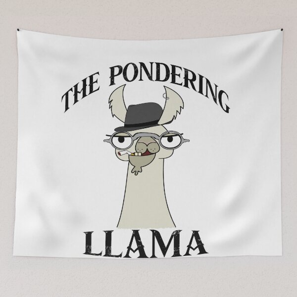 Item preview, The Pondering Llama  designed and sold by Ratch2929.