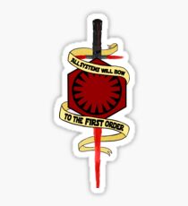All Systems Will Bow Banner Sticker