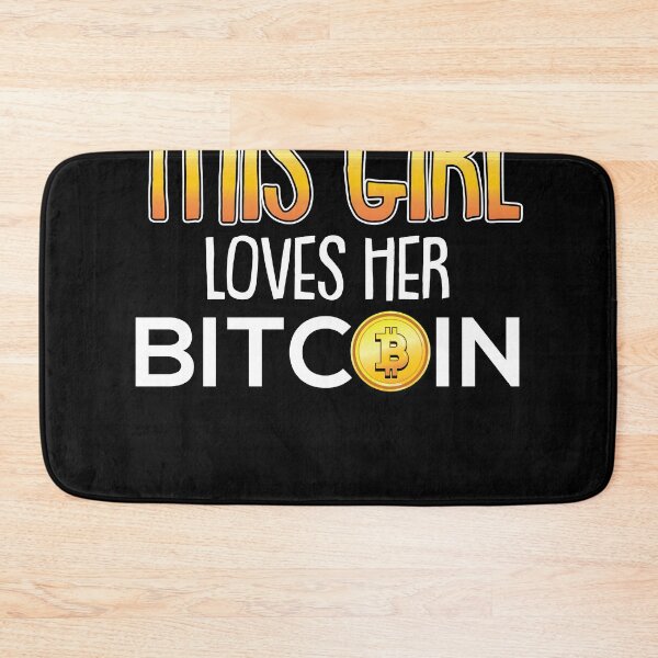 Item preview, This Girl loves her Bitcoin Crypto Hodl Blockchain Bitcoin  designed and sold by Rzelemenz.