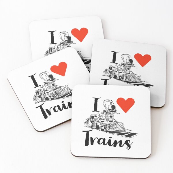 Item preview, Train driver texture be tRAin love trains I love trains heart  designed and sold by Tropical Blood.