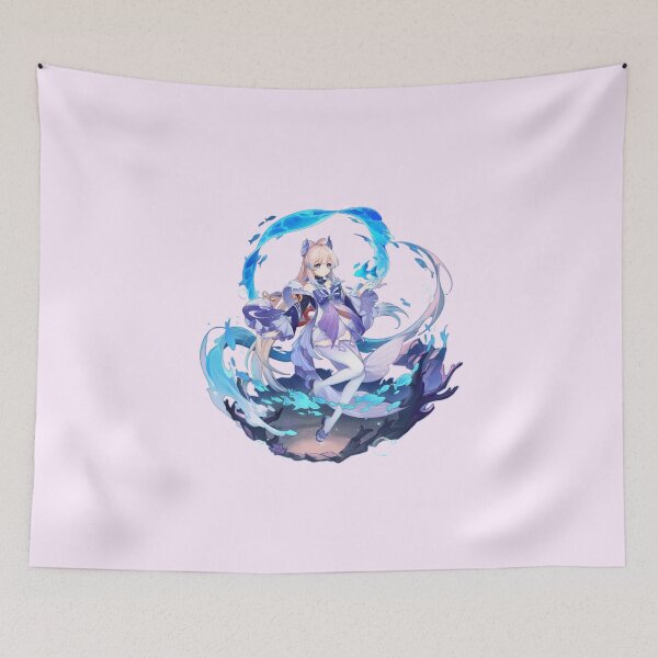 Item preview, Sangonomiya Kokomi Genshin Impact Splash Art designed and sold by Voidatelierr.